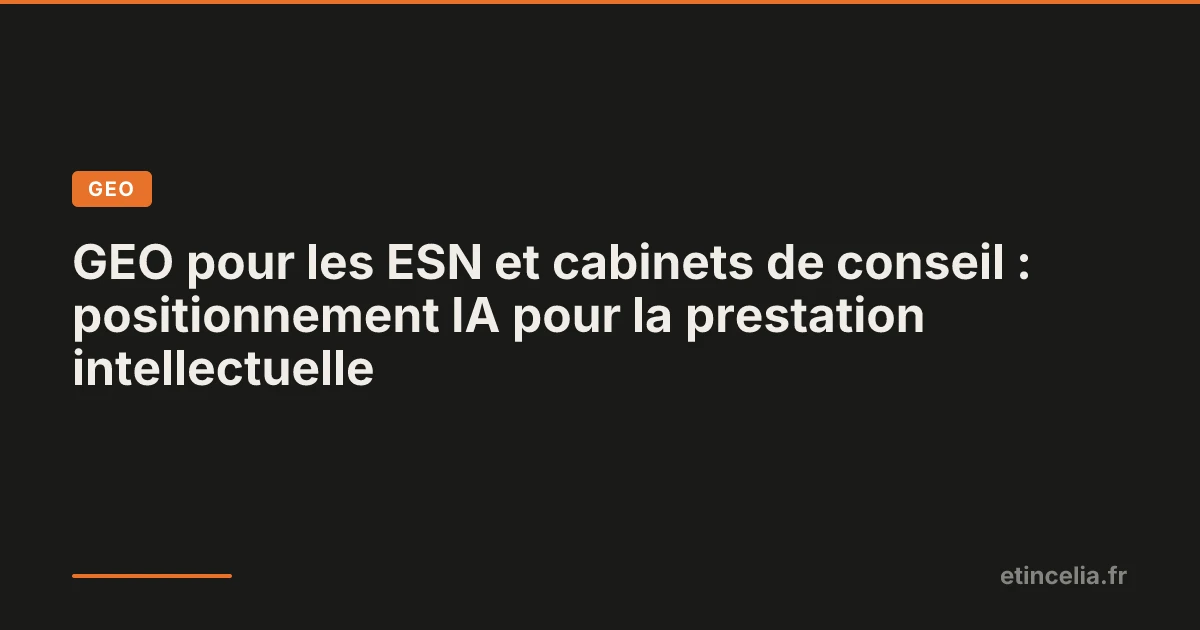 Visuel symbolisant le conseil et le positionnement dans les IA génératives